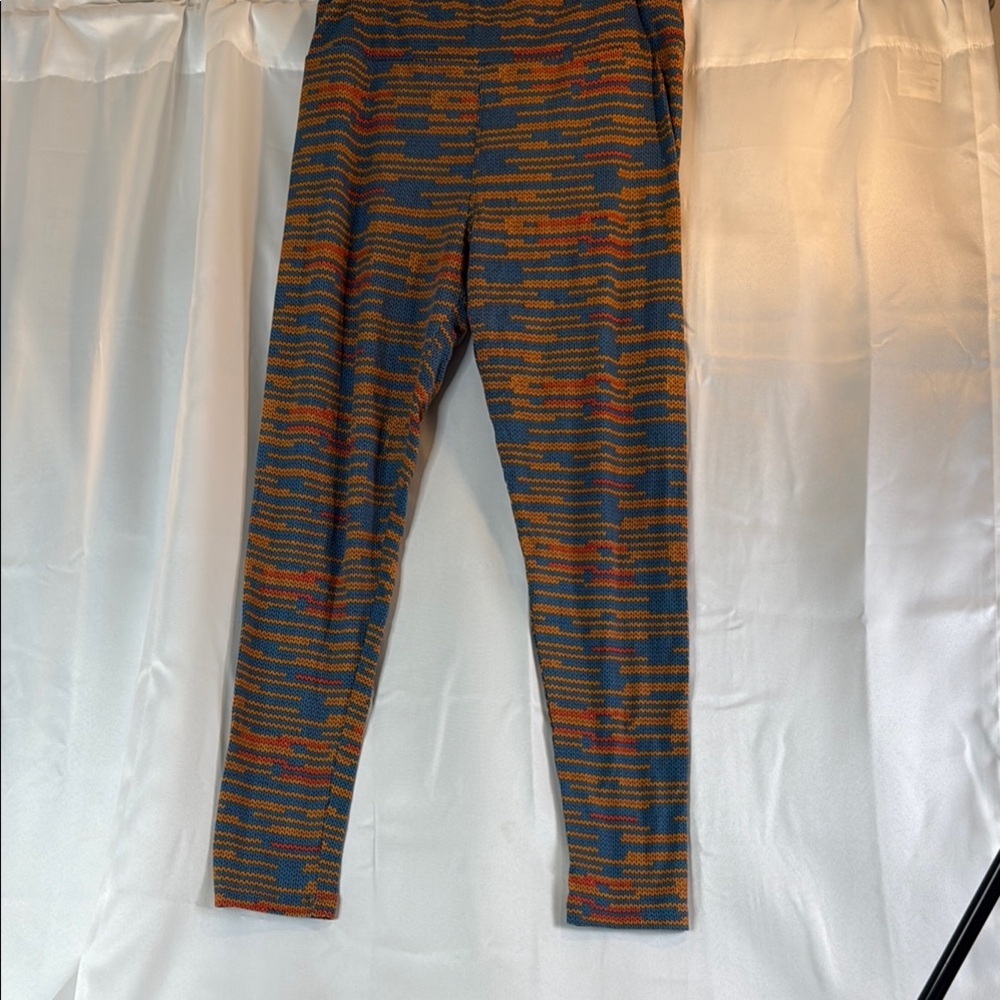 Multicolor Knit Patterned Pants - Picture 3 of 6
